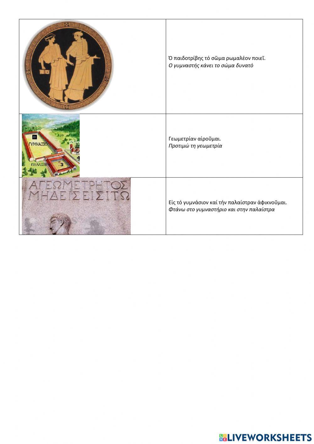 Αρχαία Ελληνικά - Νέα Ελληνικά