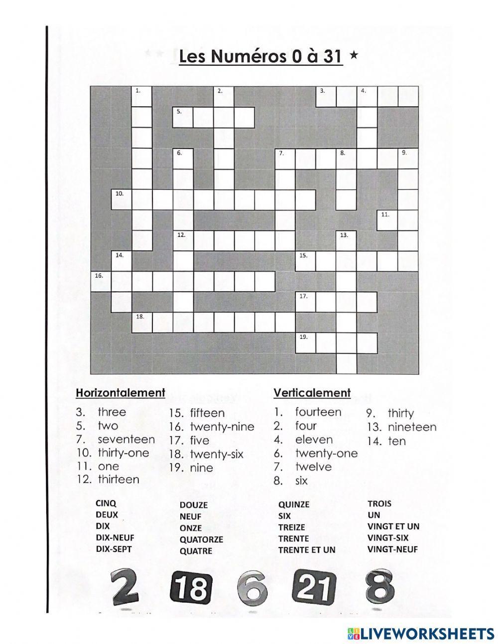 French crossword 1-30