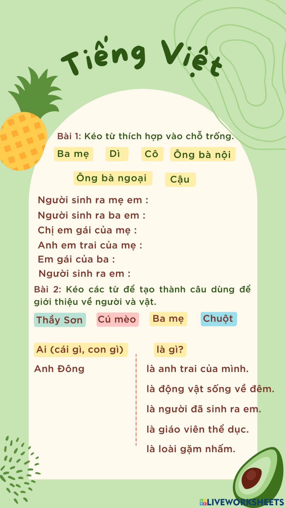 Luyện từ và luyện câu