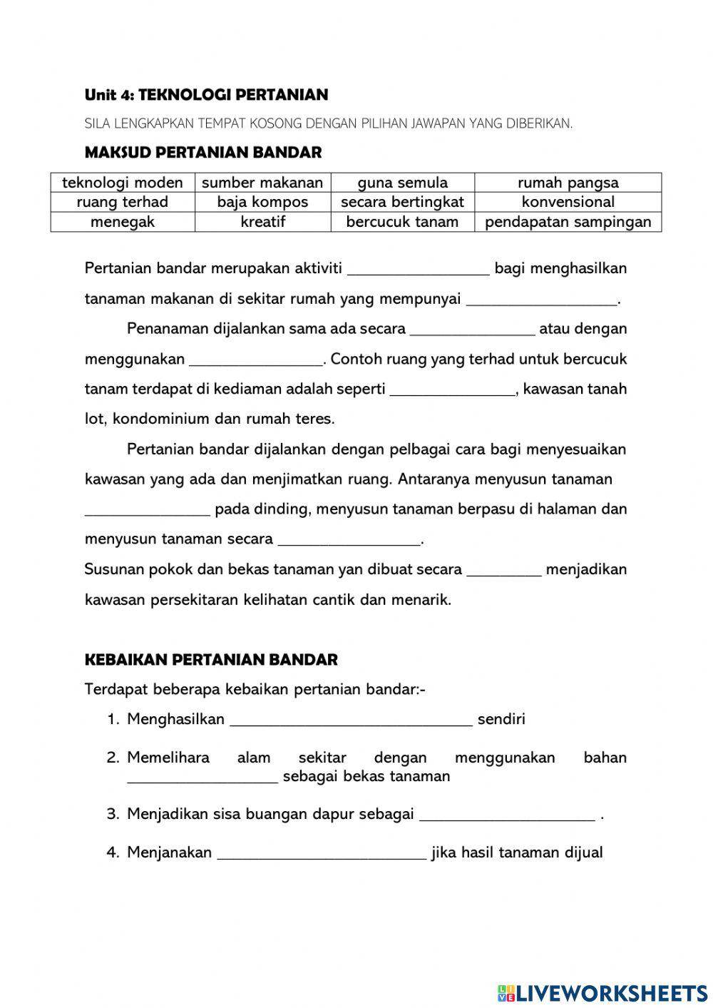 Teknologi Pertanian