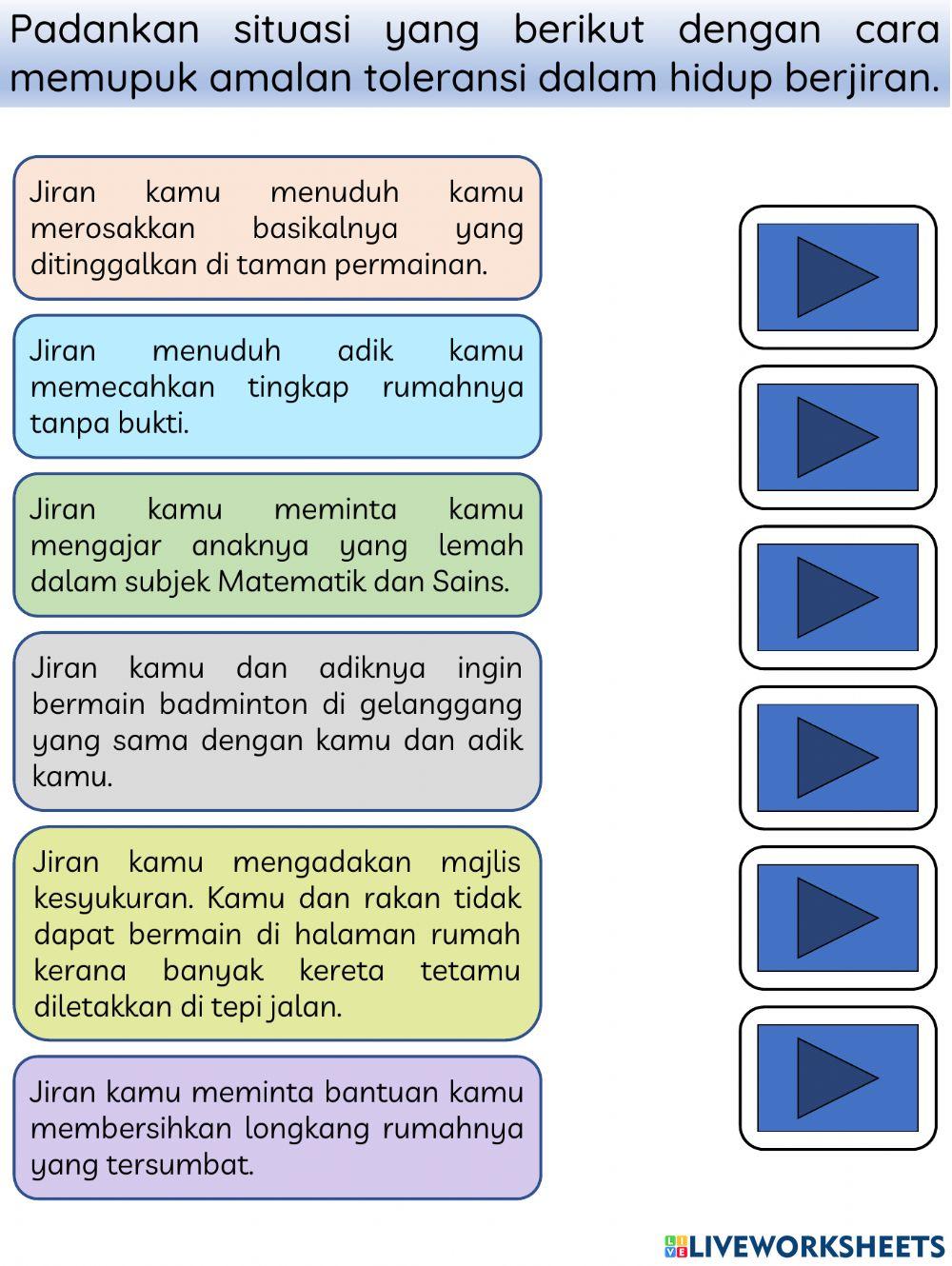 Pendidikan Moral Tahun 4 PdPR Minggu 35 Khamis 21hb Oktober 2021 - UNIT 14 TOLERANSI - Senang Hati Bertoleransi