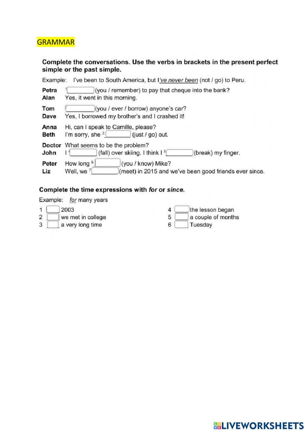 English File 4th Edition Intermediate Exam