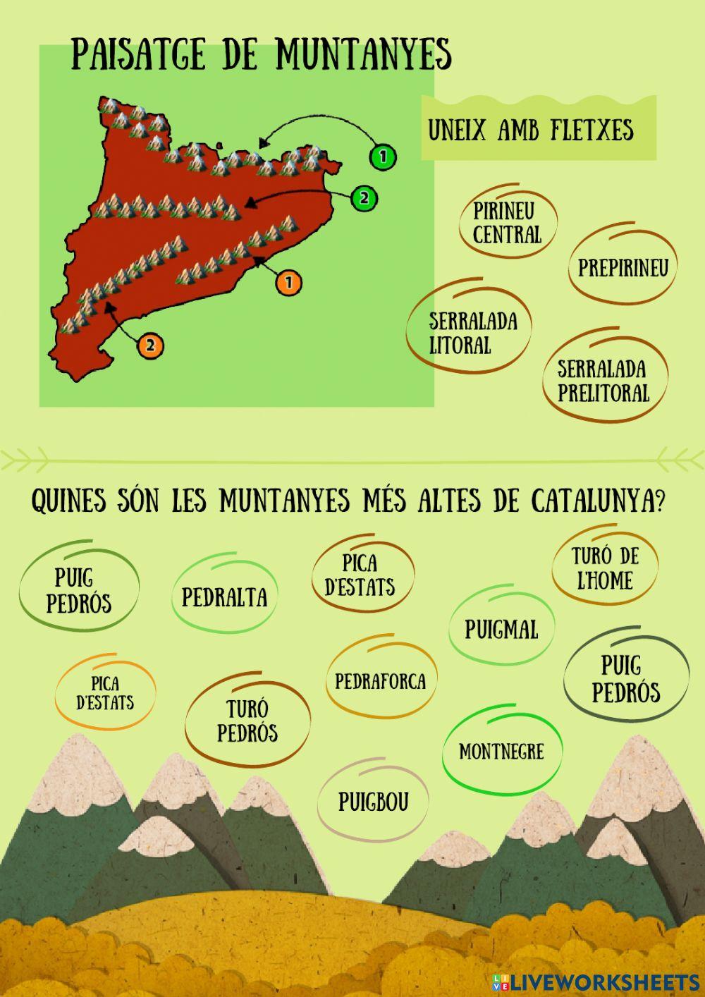 Relleu i rius de catalunya