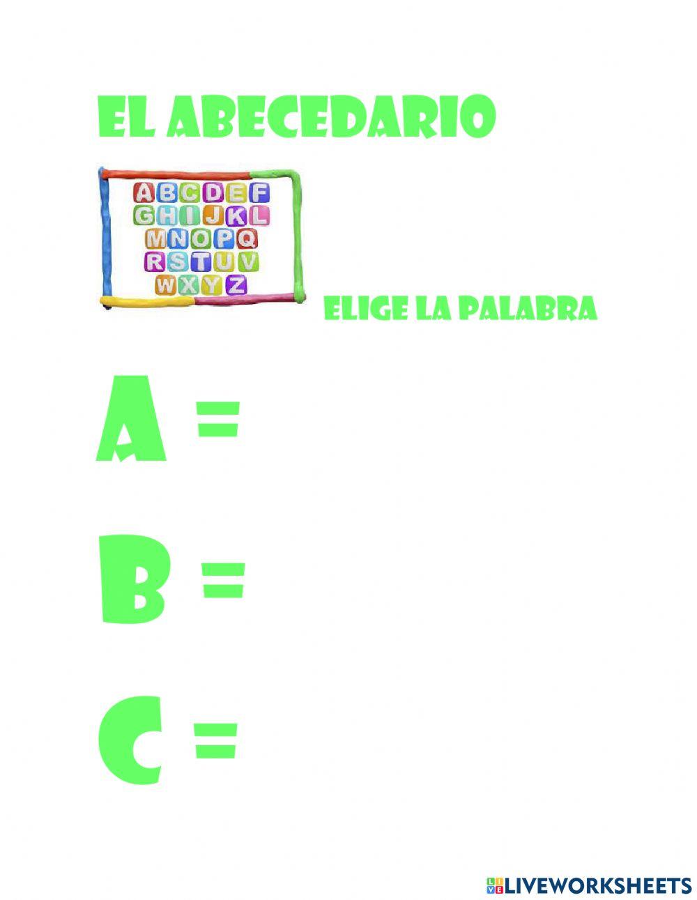 El abecedario