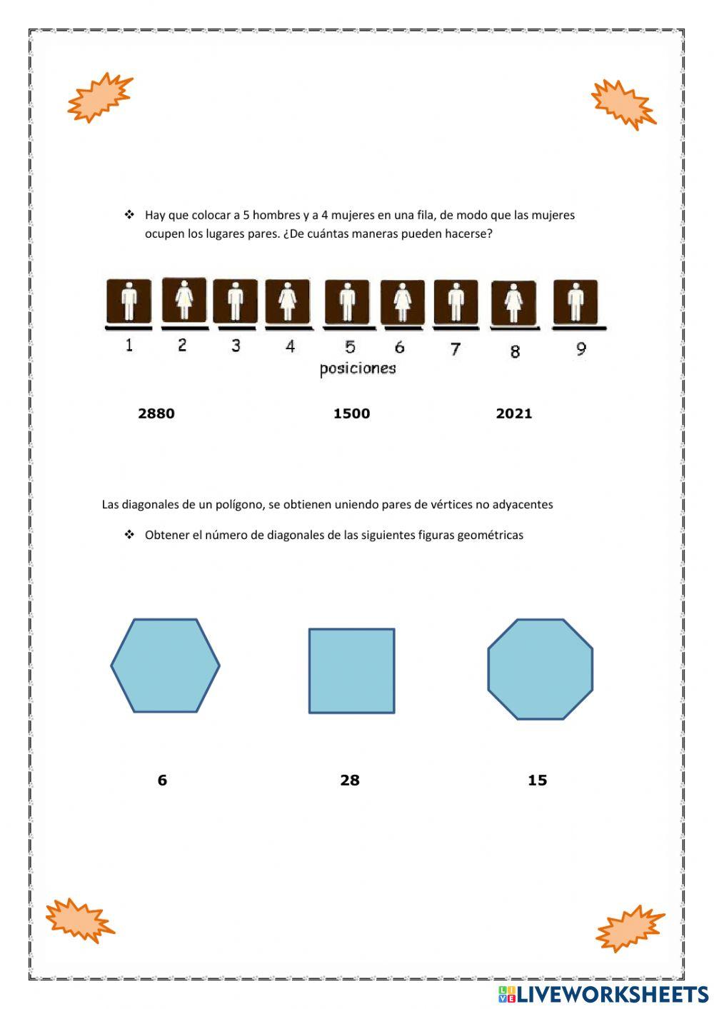 FUNCIÓN FACTORIAL Y CONTEO