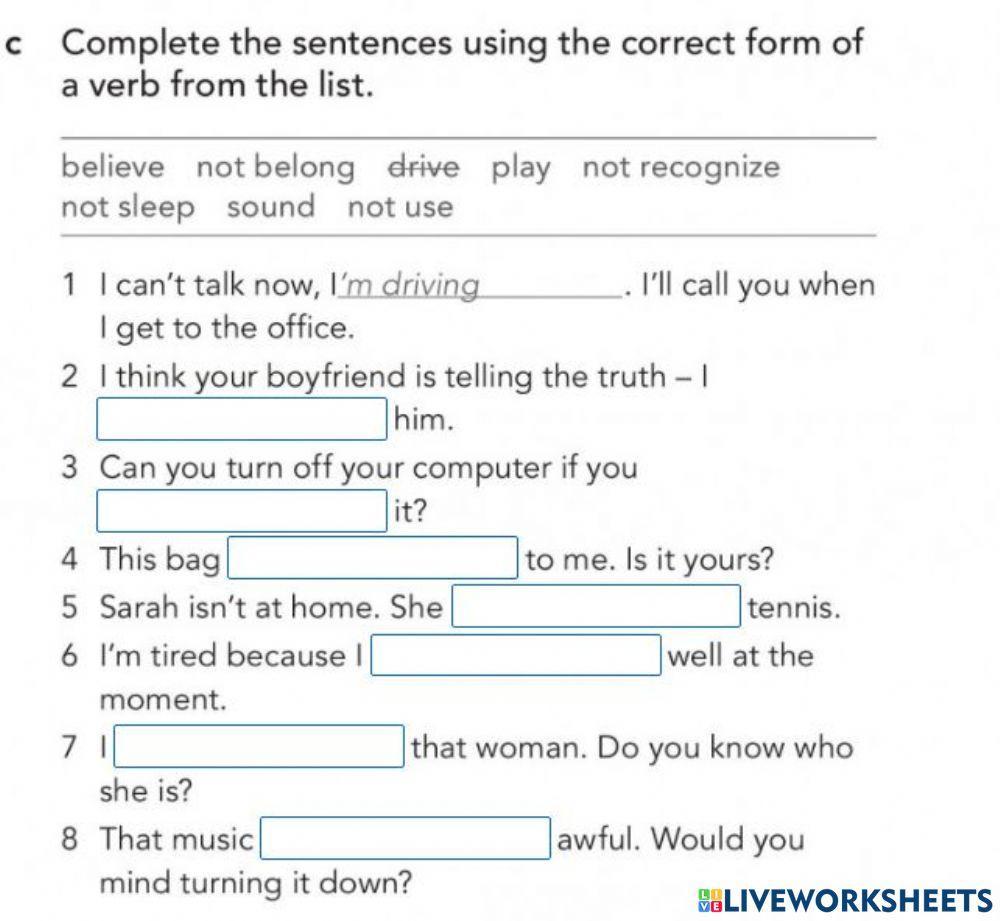 Present Simple X Continuous