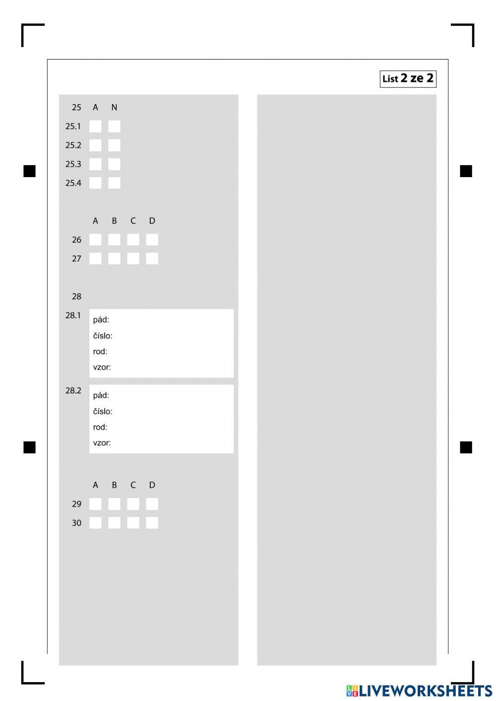 Didaktický test 1 (2015)