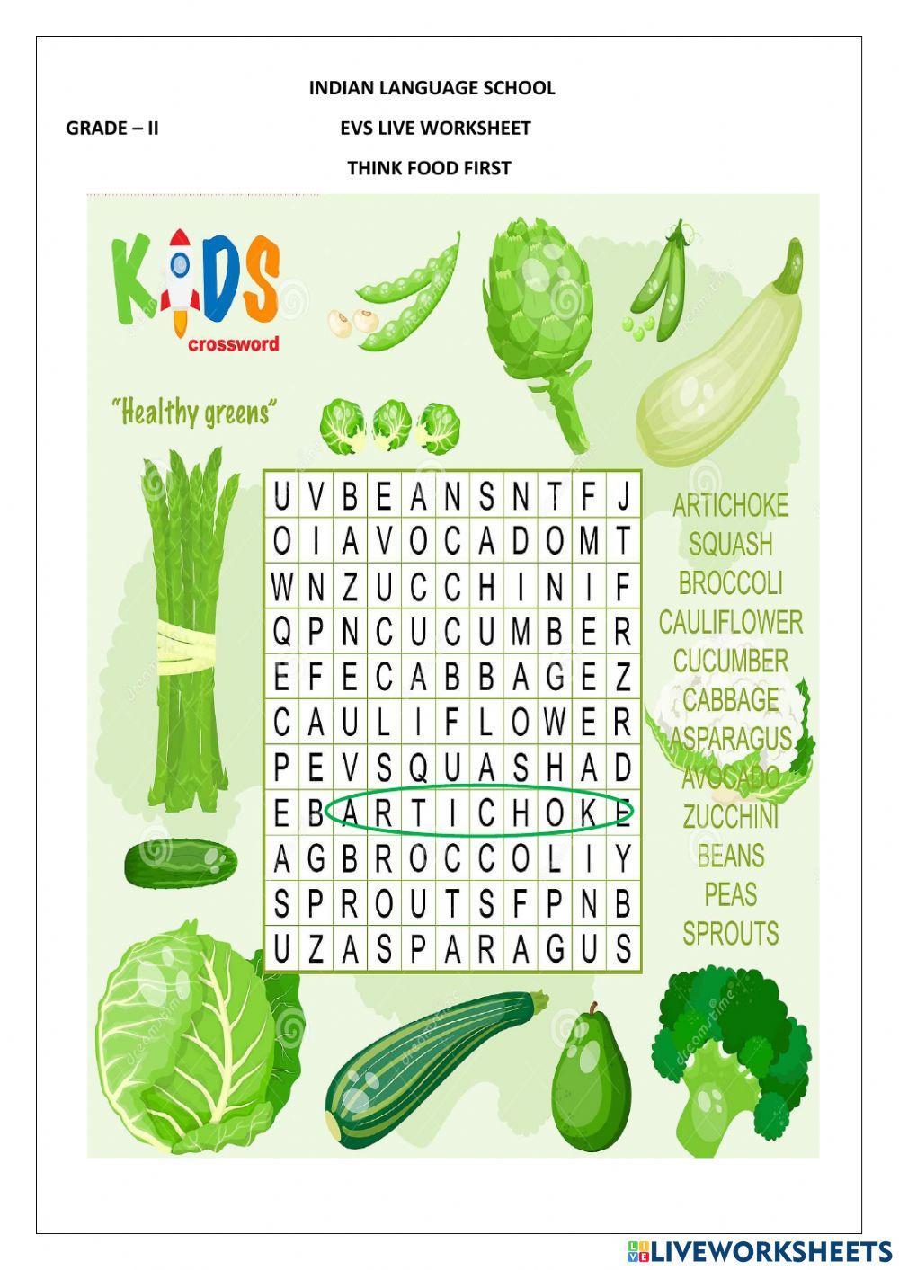 Food - word search
