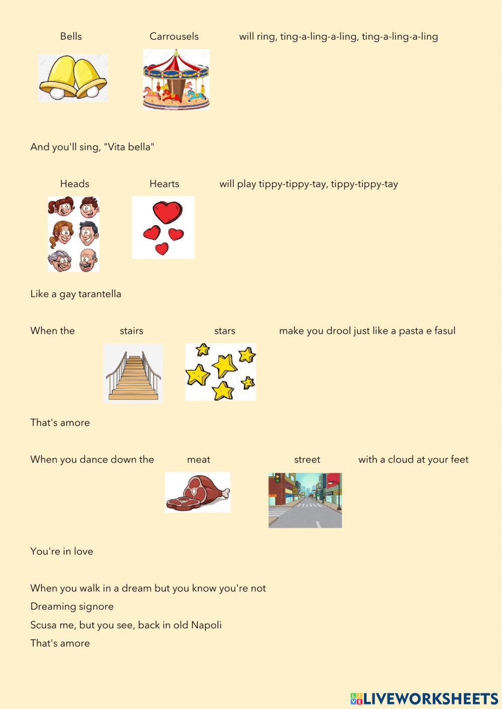 Listening - That's Amore - Dean Martin