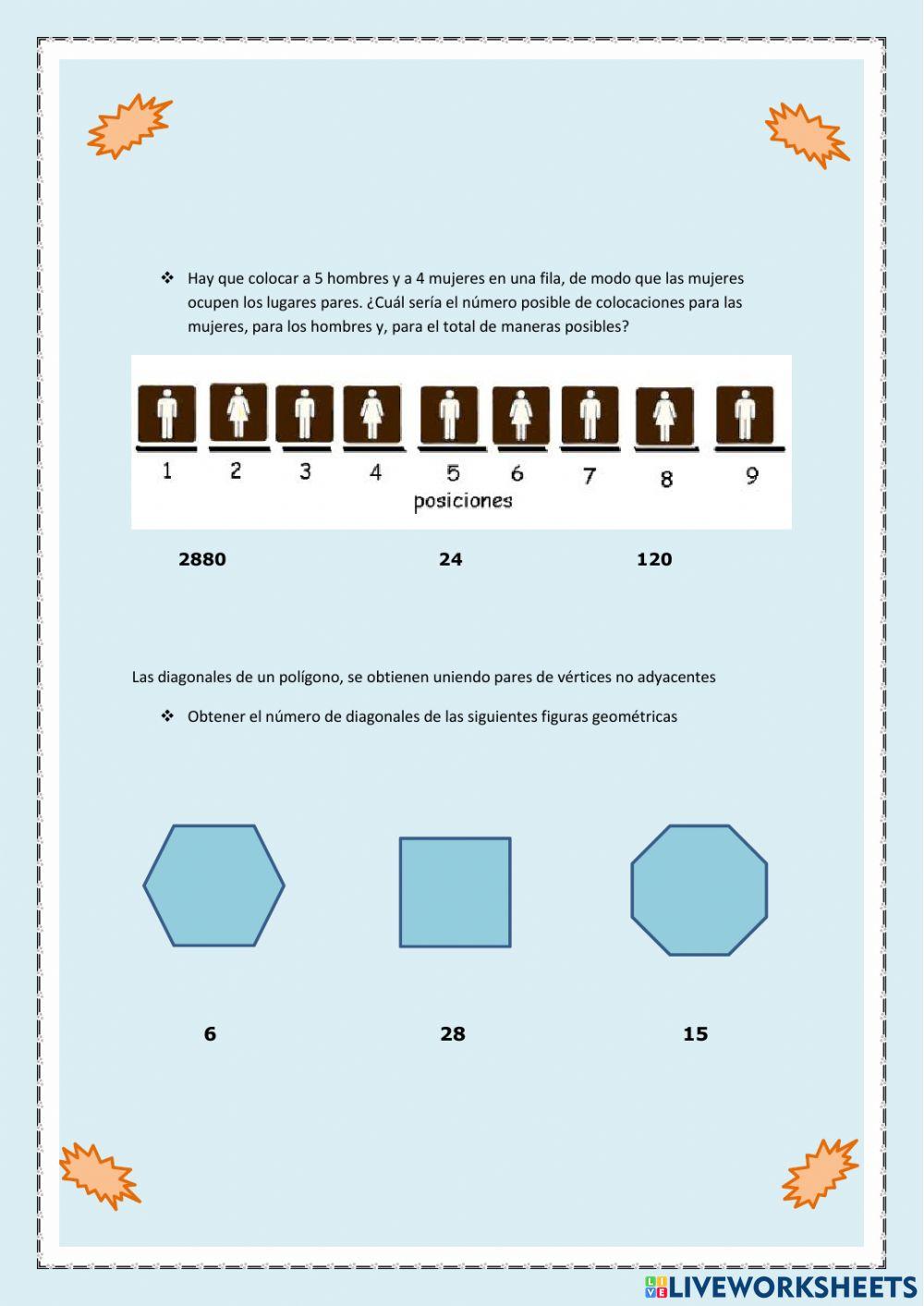 FUNCIÓN FACTORIAL Y CONTEO