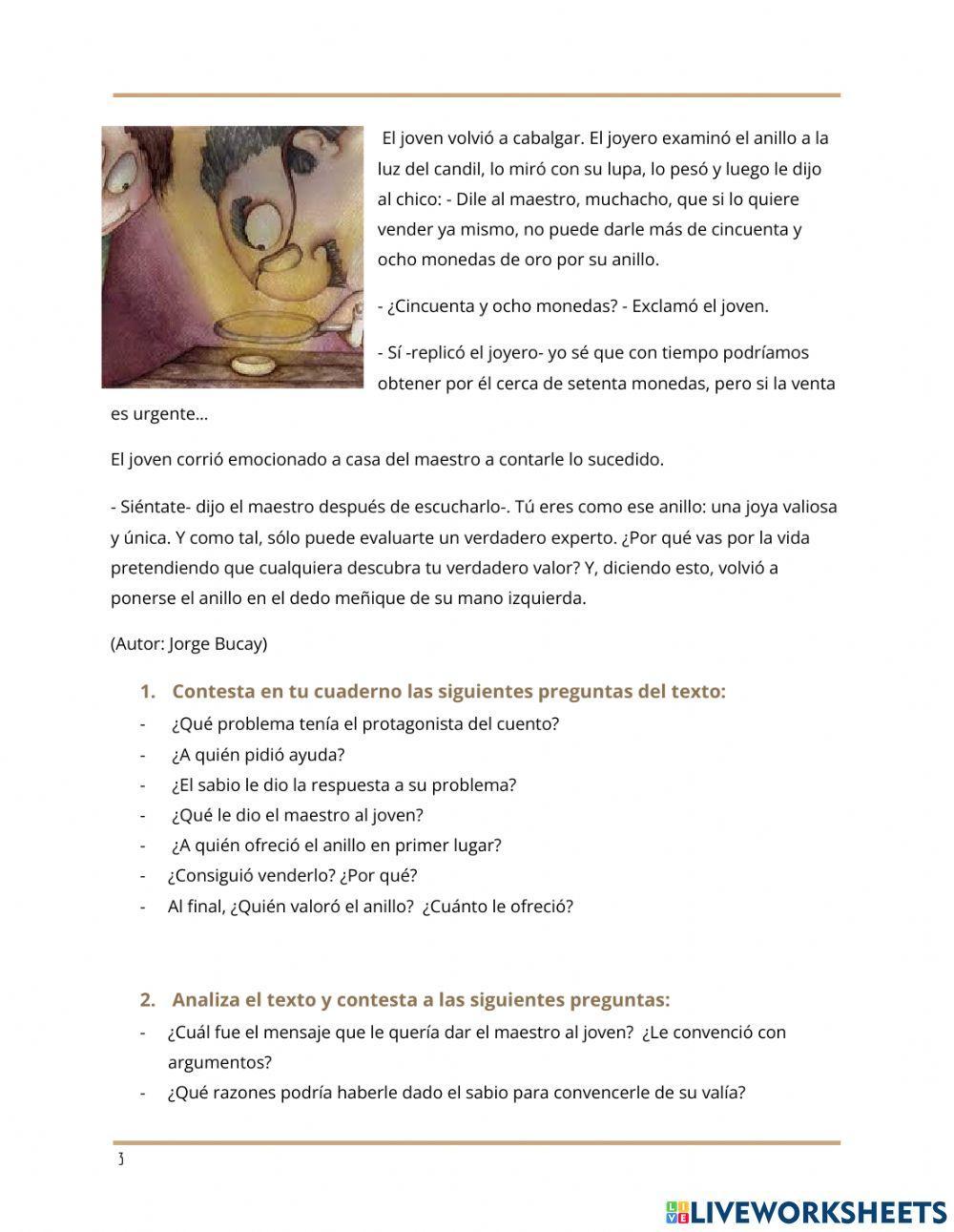 El verdadero valor del anillo