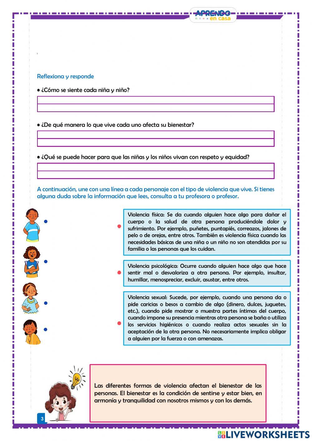 ¡vivamos en un ambiente de respeto y equidad!