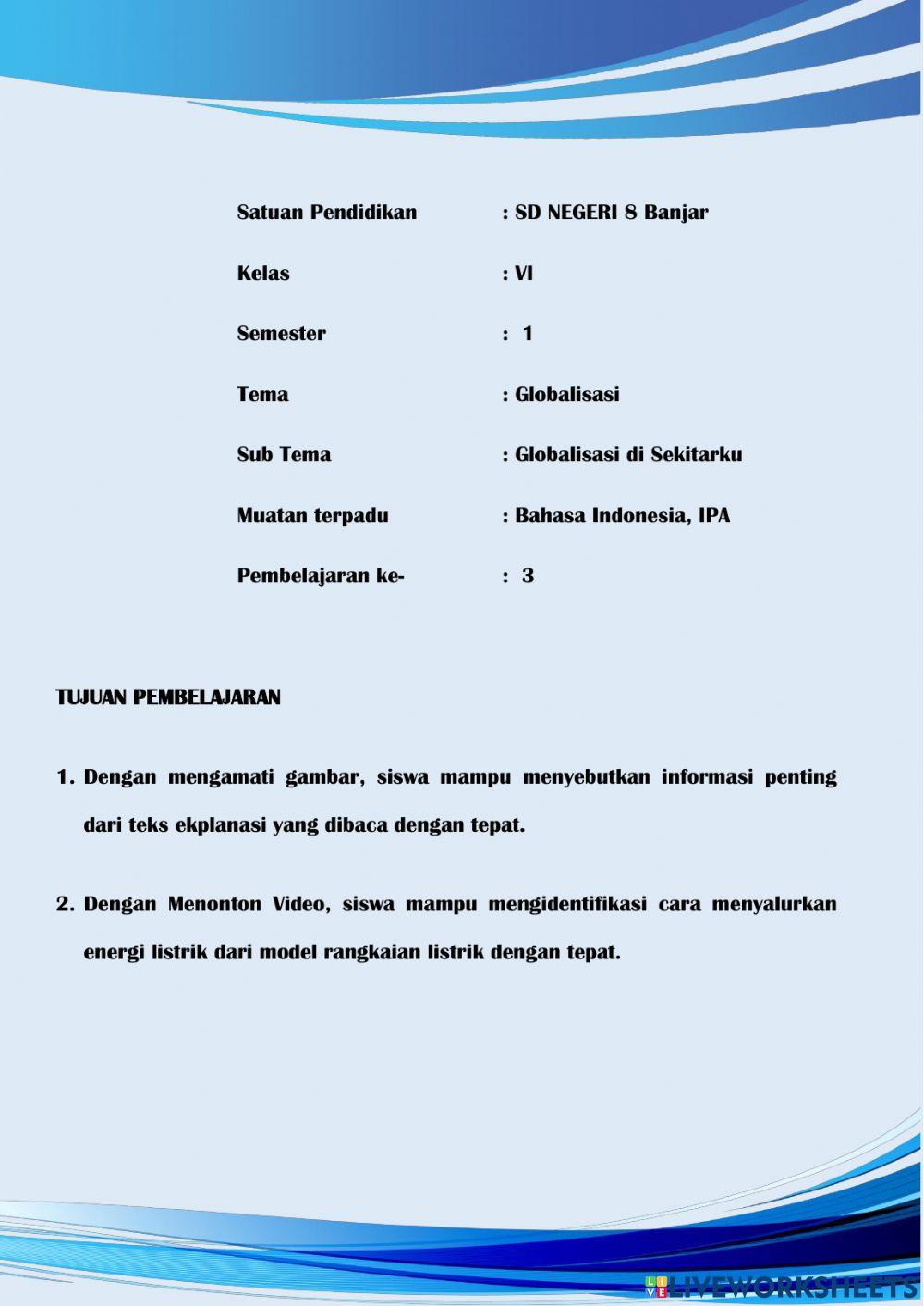 Tema 4 Subtema 1 Pembelajaran 3