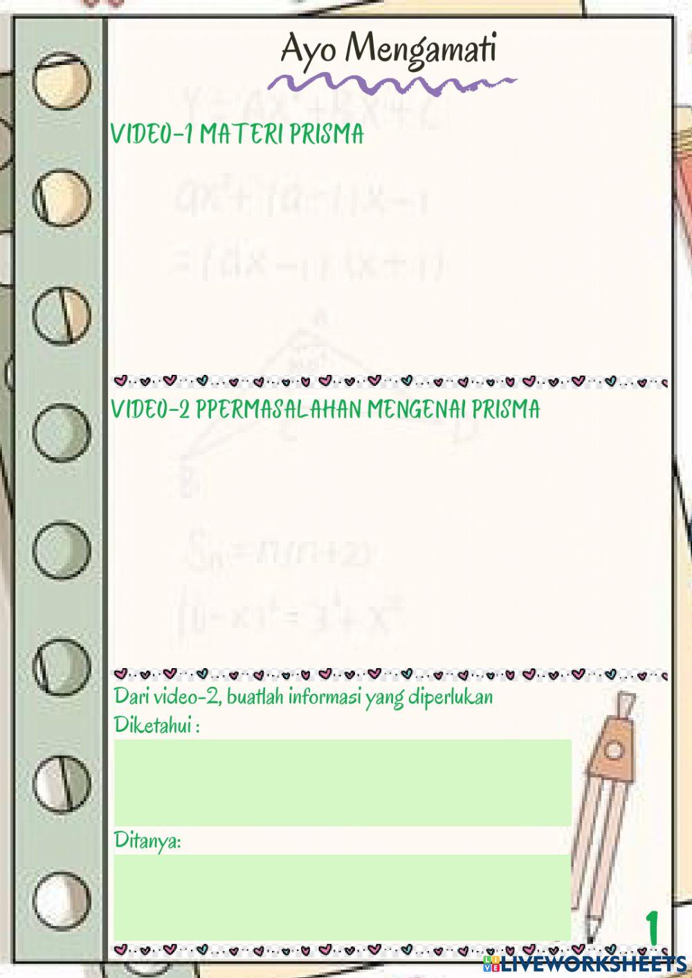 Lembar Kerja Siswa Elektronik-3(Prisma)