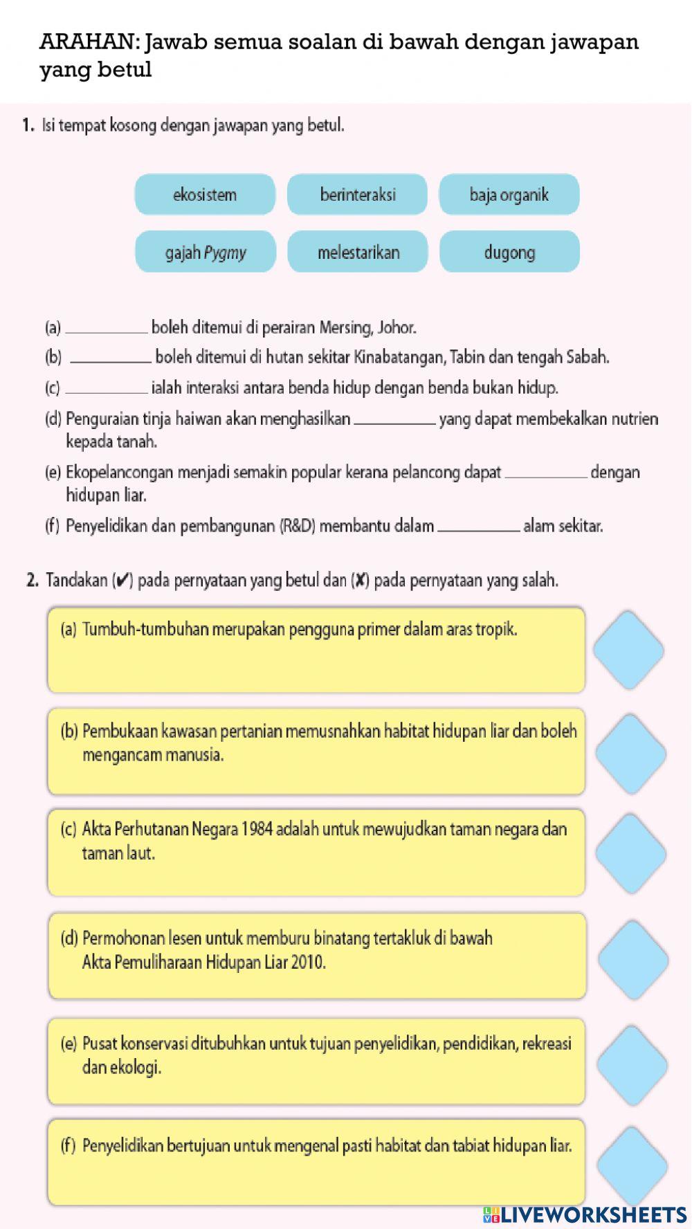 Bab 5 HIDUPAN LIAR DI MALAYSIA