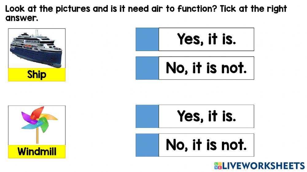Function of air