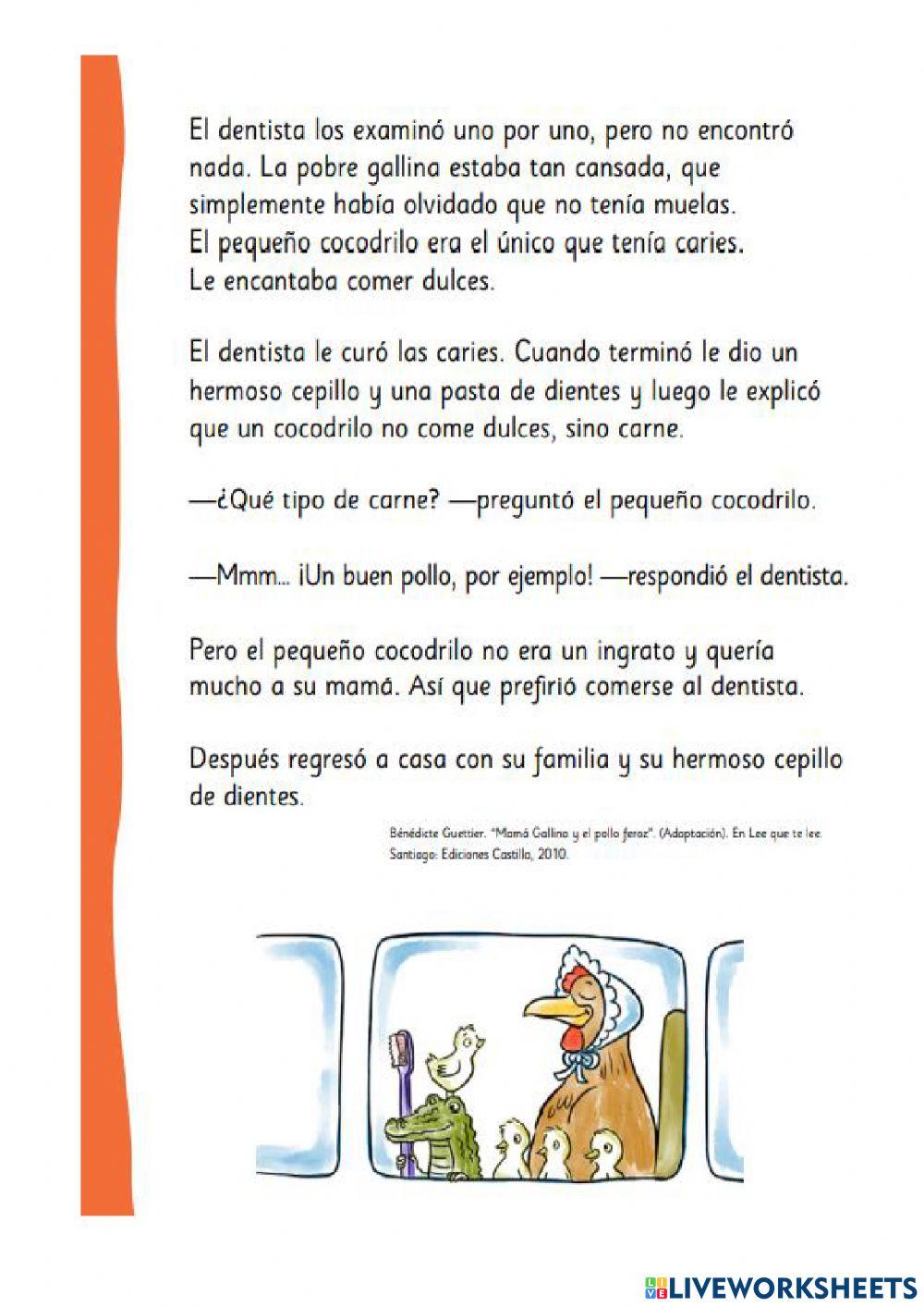 Evaluación lenguaje