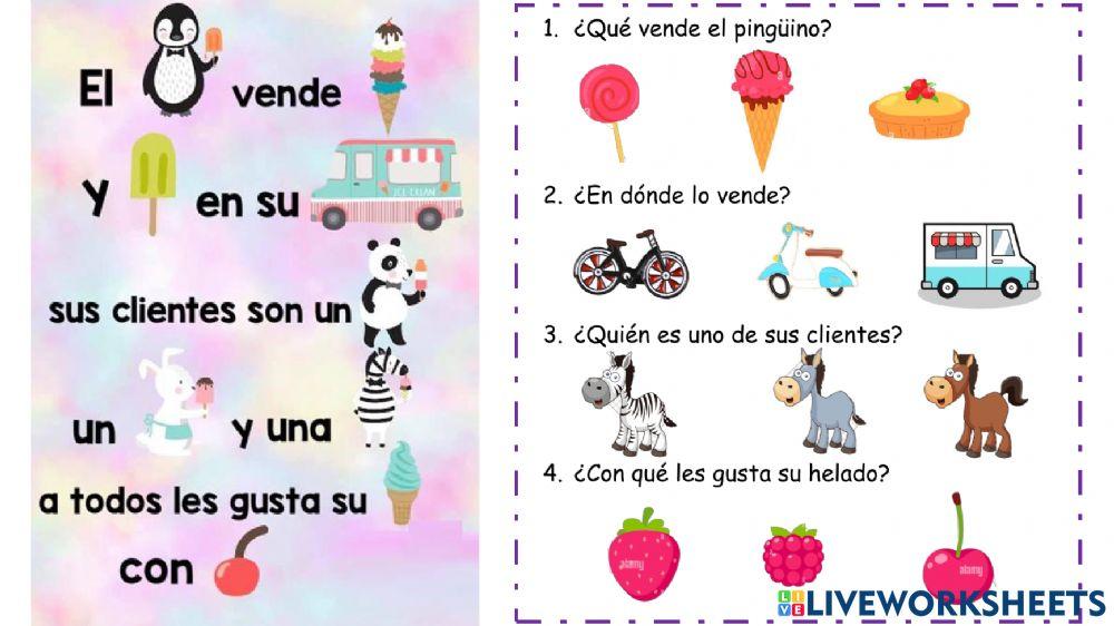 Pictograma pingüino vendedor