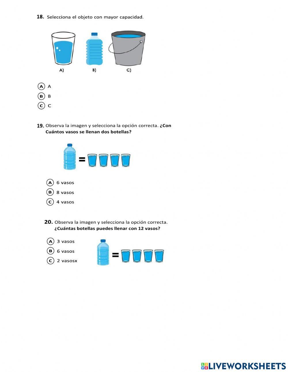 Examen de matemáticas