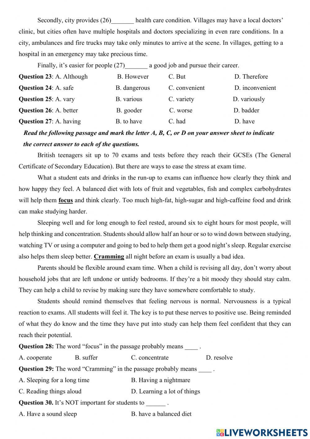 9B- Mid term revision