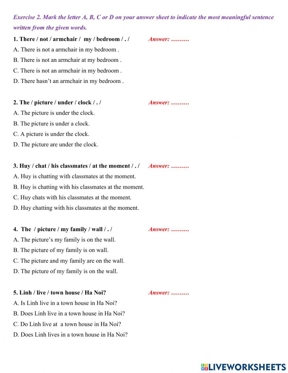 Grade 6 Mid-term test revision cont.