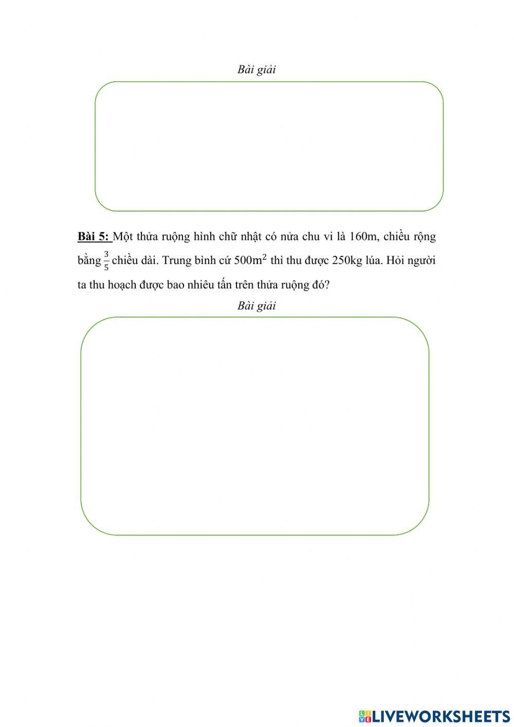 Bài tập toán tuần 5