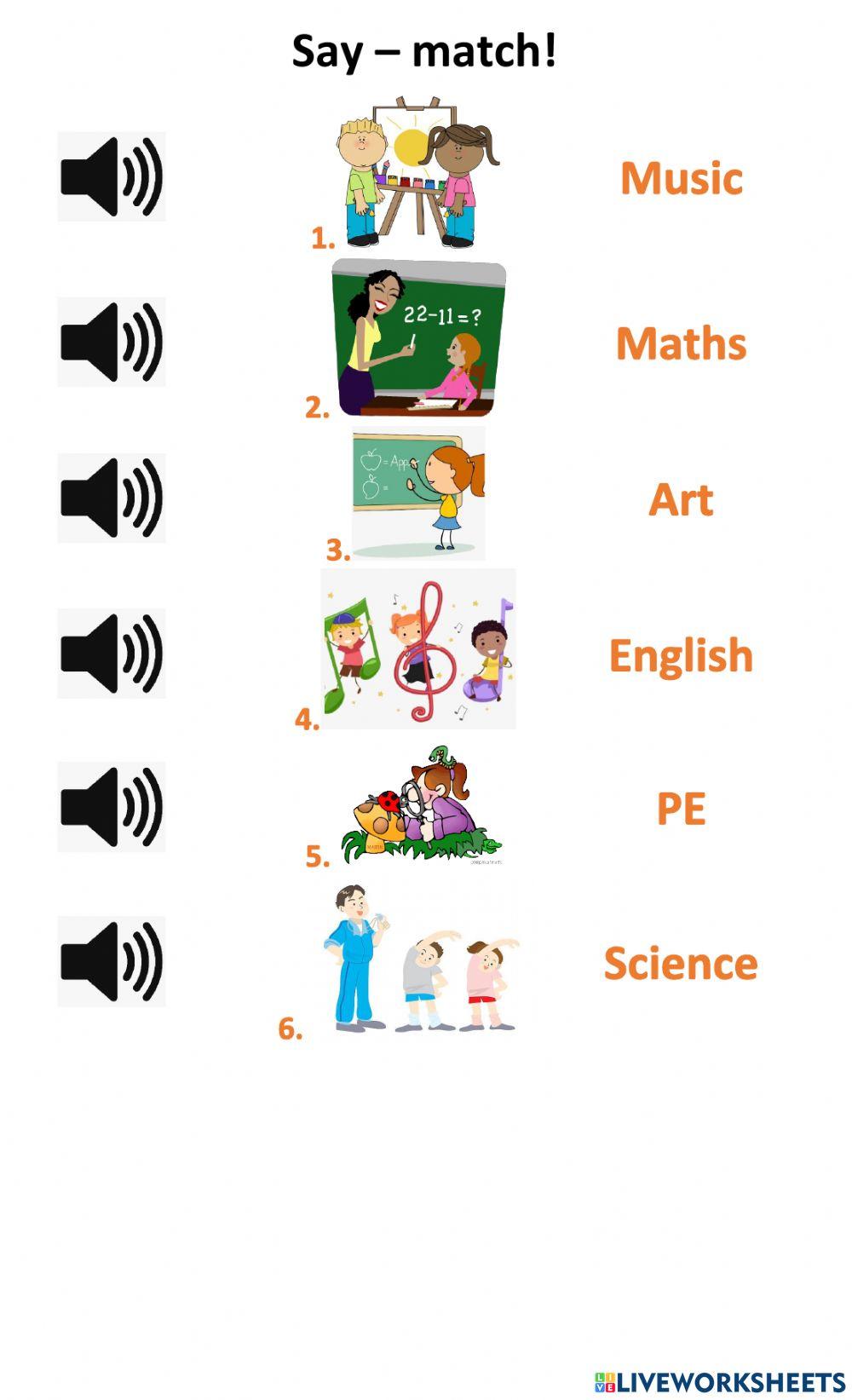 FF2 - Unit 5- Subjects