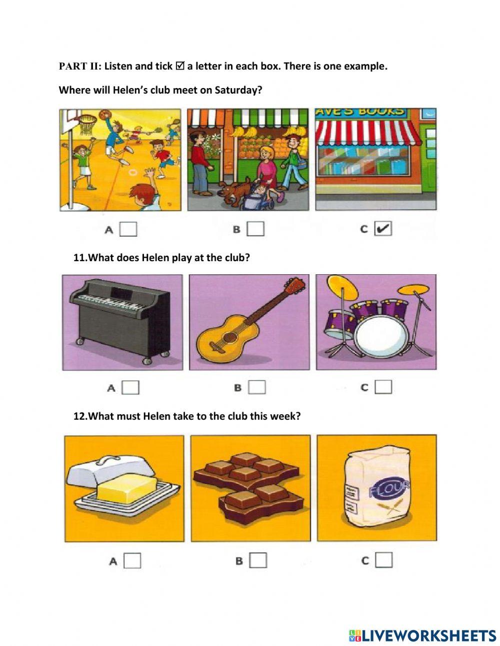 Midterm test-level A-FF5-LISTENING