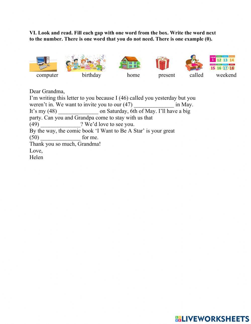 Midterm test-level A-FF5- reading and writing