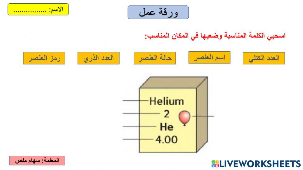 الجدول الدوري