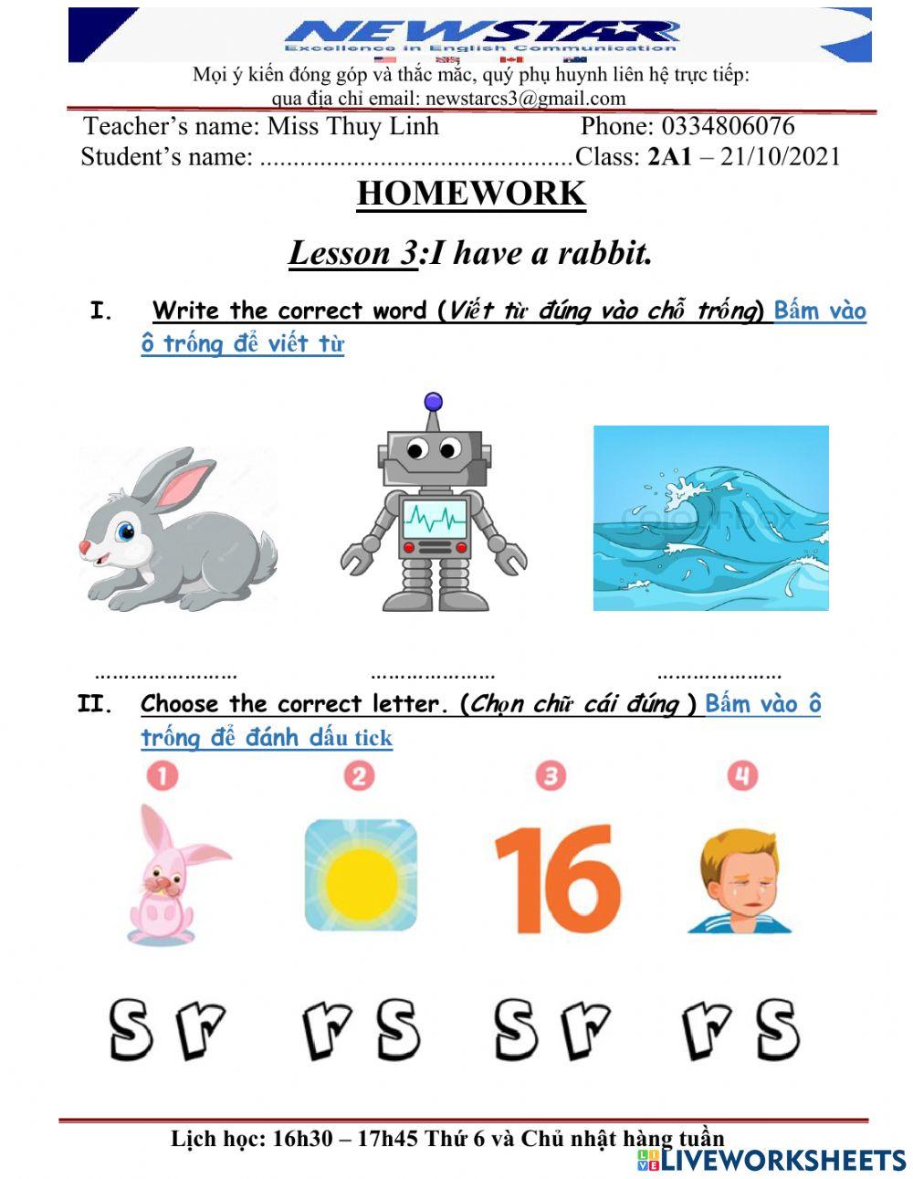L3 - HOMEWORK - ZOOM - G2