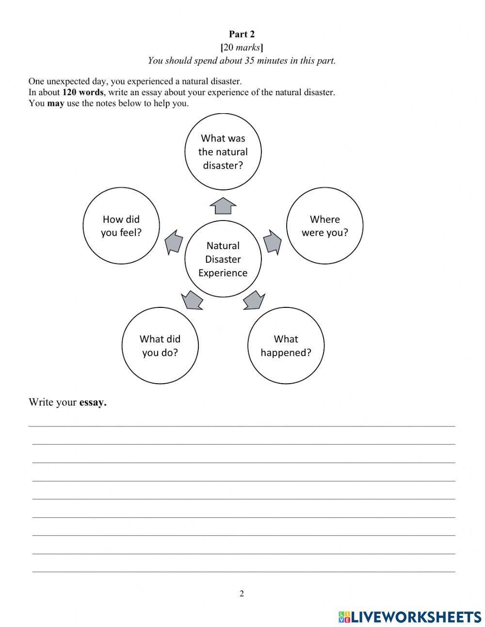 Natural Disasters (Form 1 Unit 2 Non-Textbook Lesson)