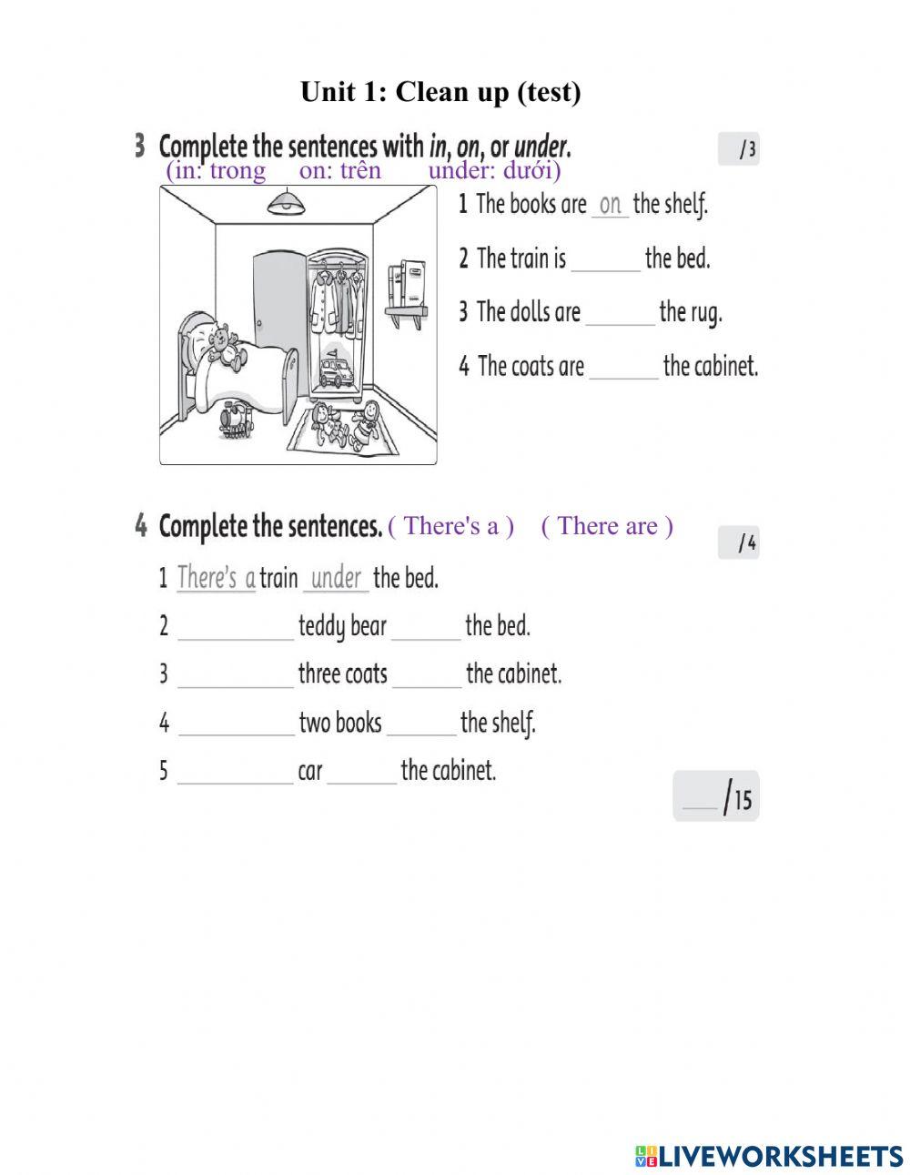 Family and friend 3 interactive worksheet live worksheets