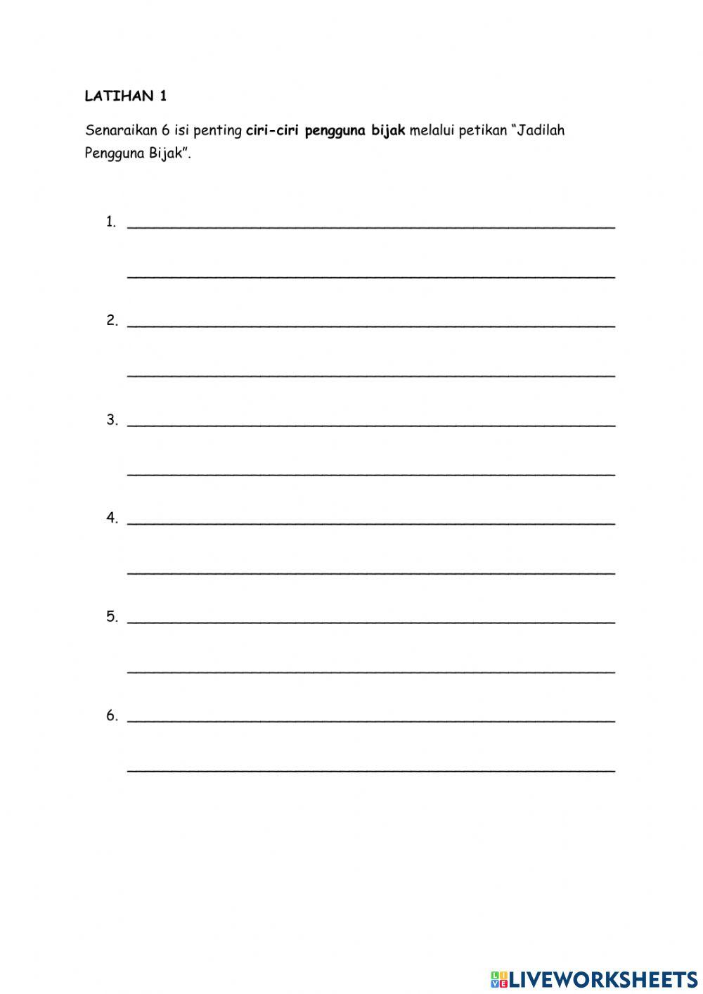 Unit 18: pilihan bijak