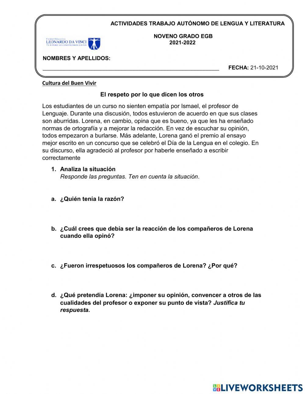 Cultura del Buen Vivir