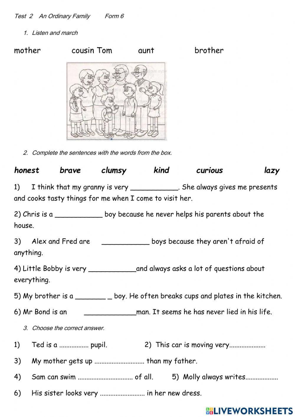Family-adverbs-ajectives