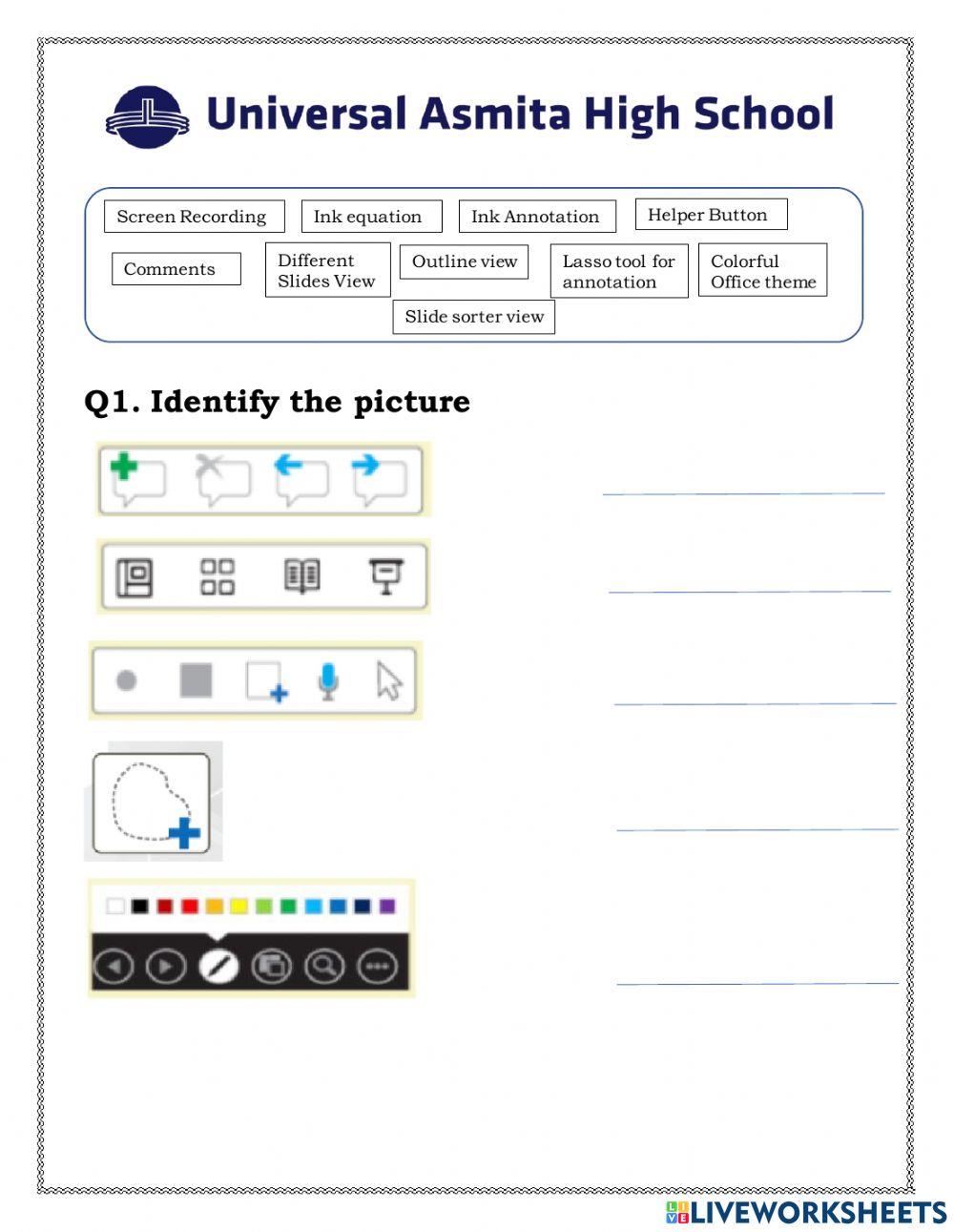 Class V: Computer Studies Internal Activity (FA2 2021-22)