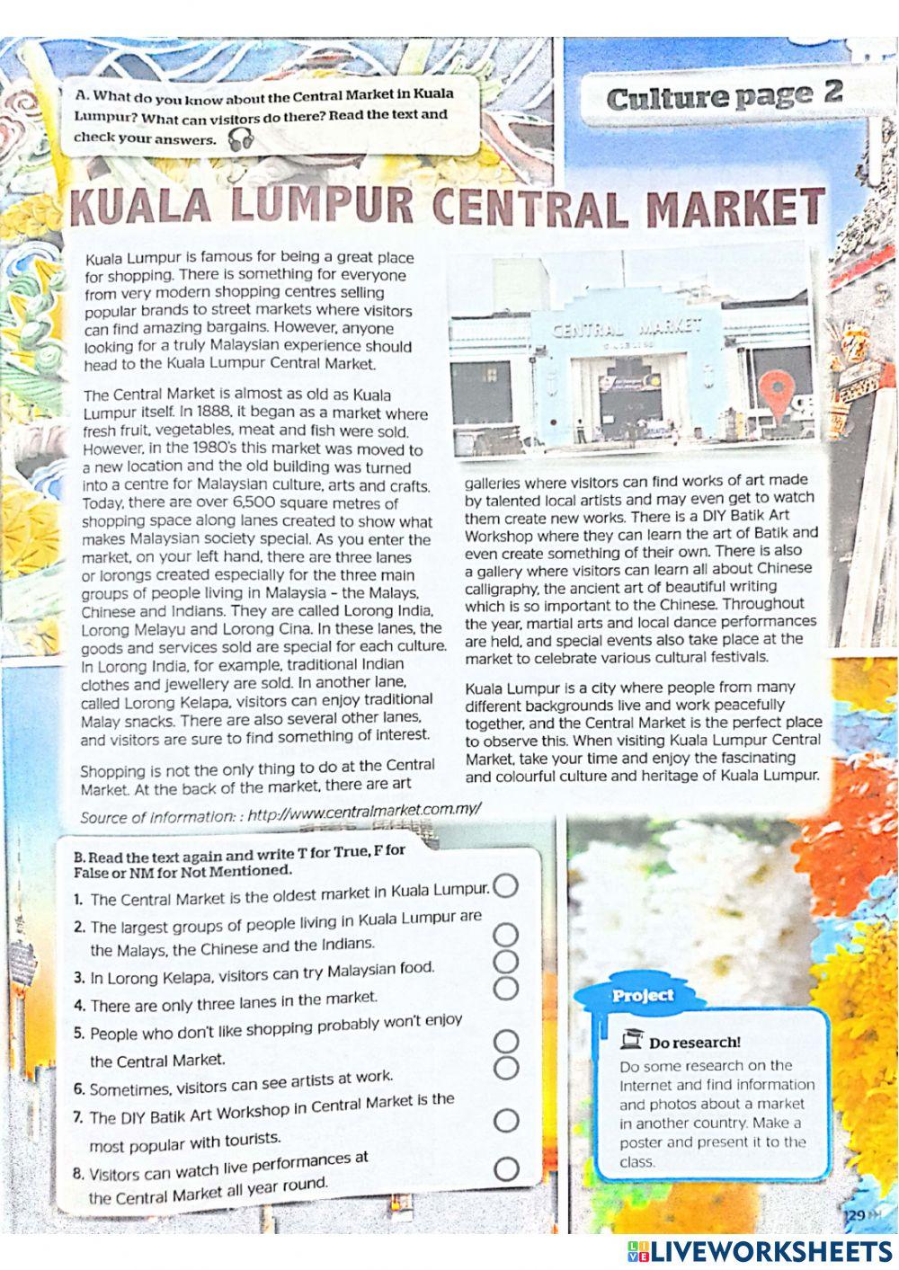 Full blast 4 : cultute page 1 & 2