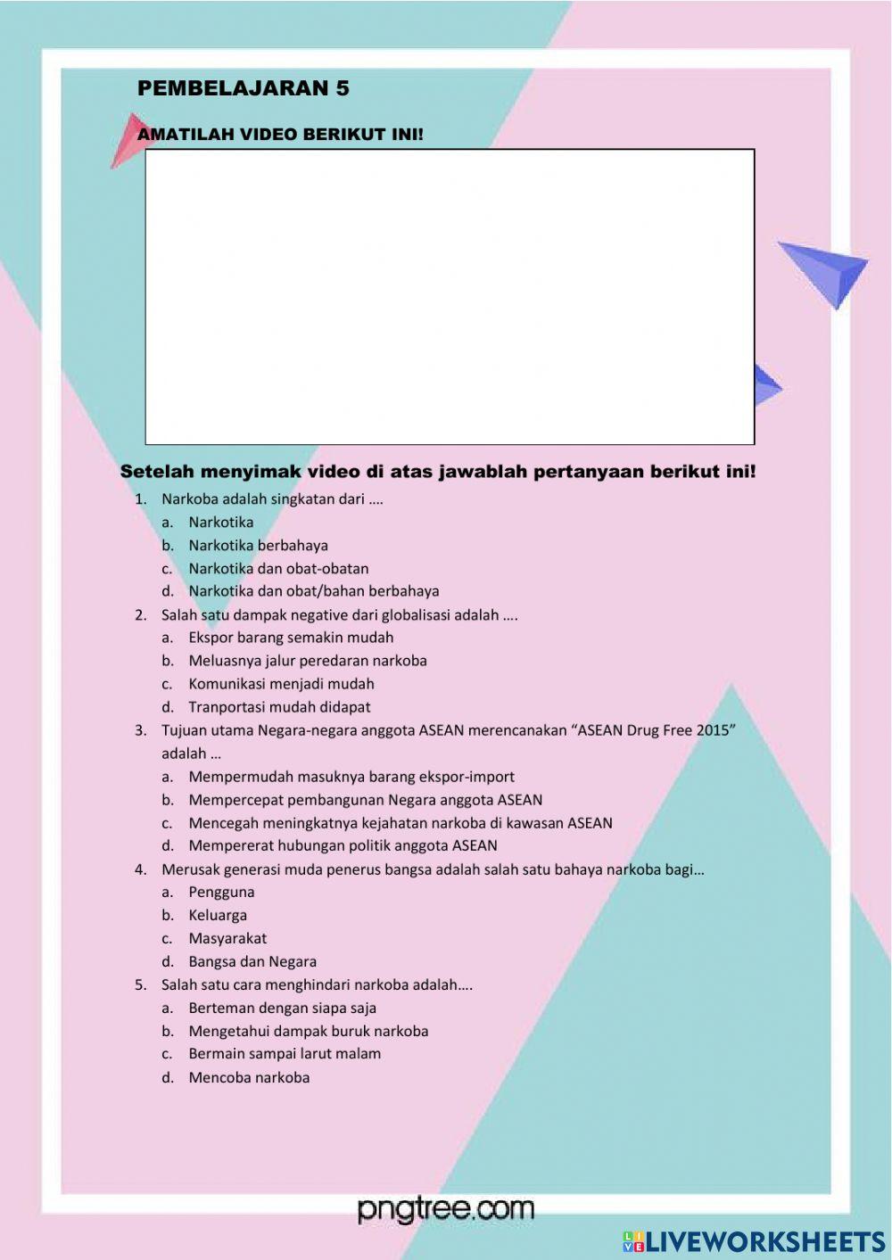 Kelas 6 Tema 4 Sb 2 Pb 5 dan 6