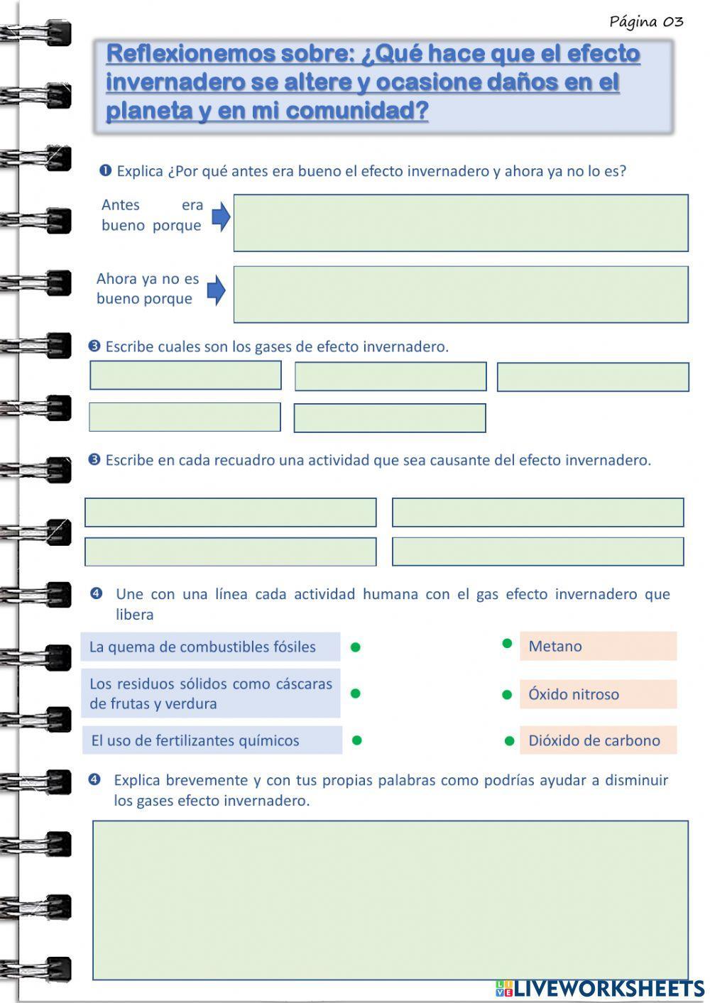 ¿Qué hace que el efecto invernadero se altere y ocasione daños en el planeta y en mi comunidad?