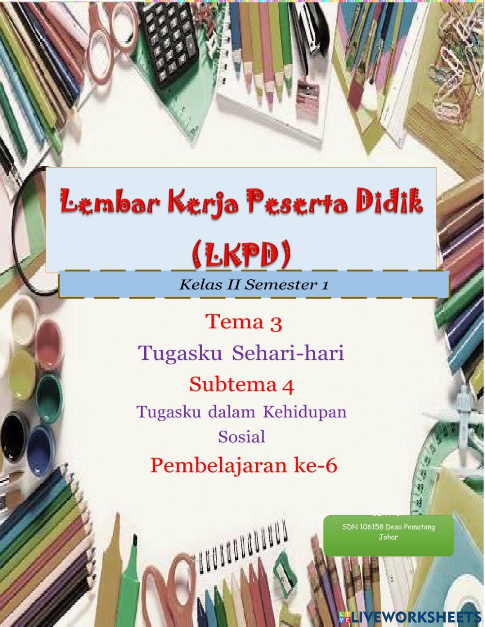 Tema 3 Subtema 4 Pembelajaran 6