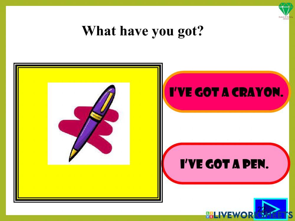 What have you got What are they What is this