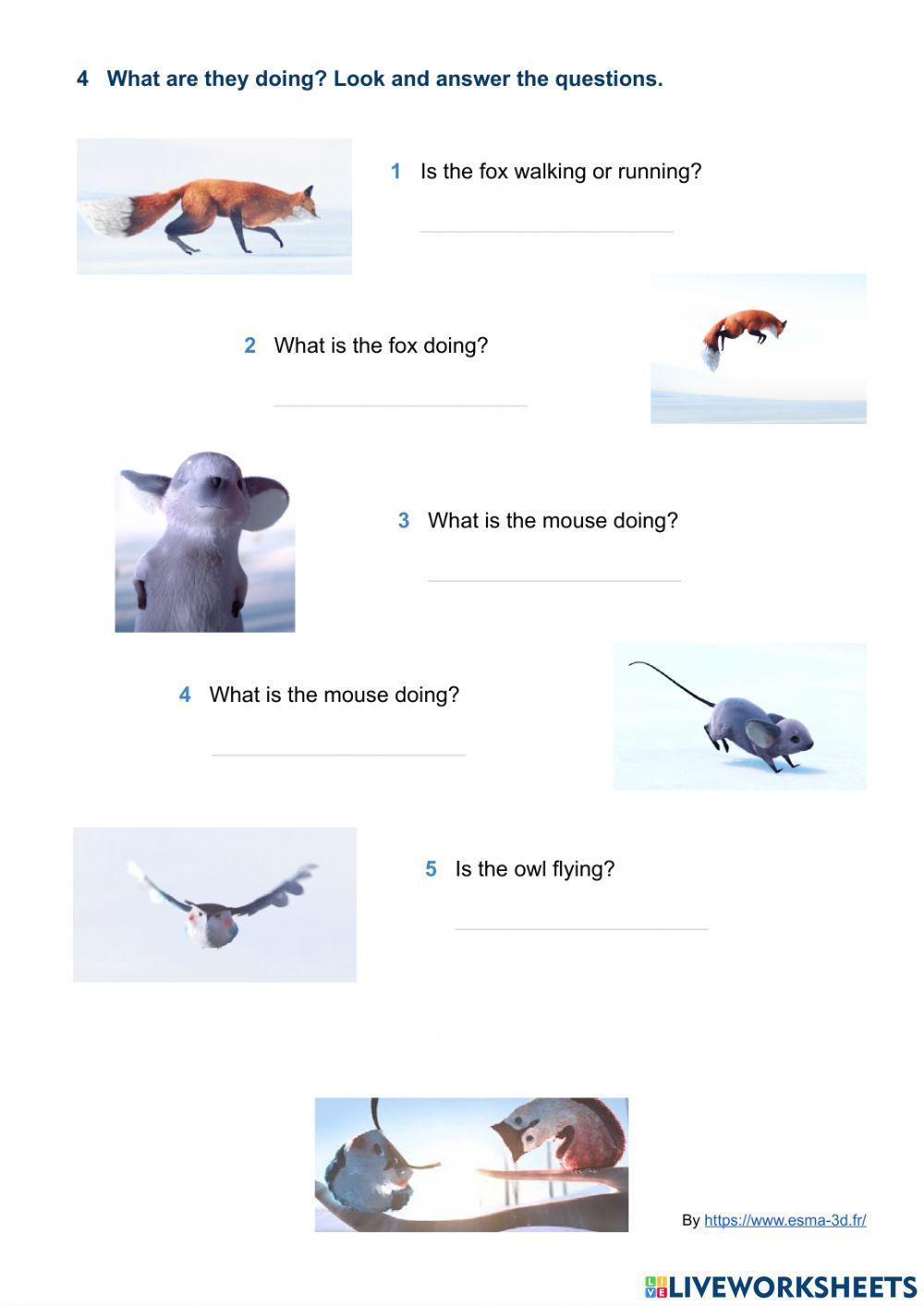 The Short Story of a Fox and a Mouse