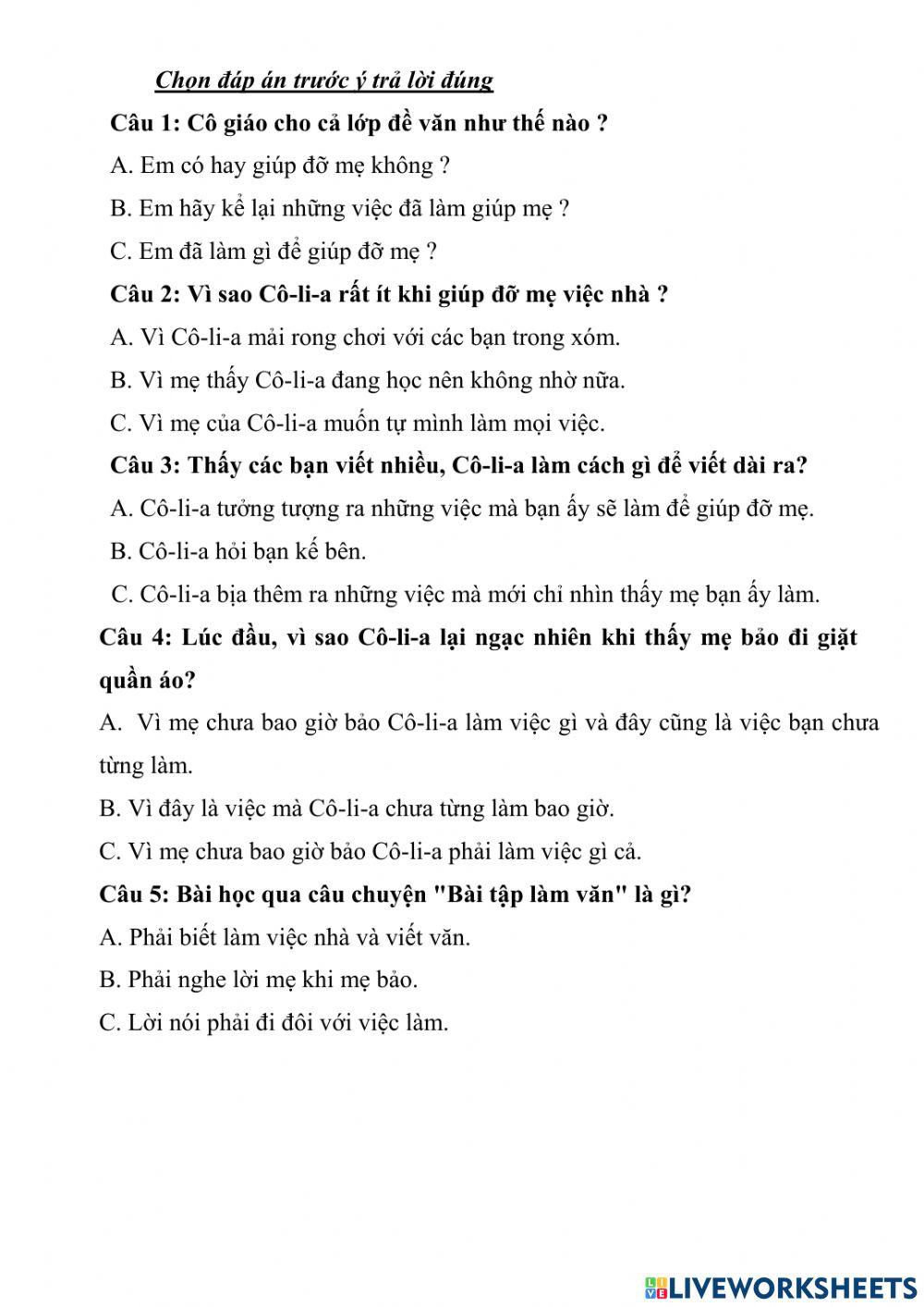 Tập đọc tuần 6