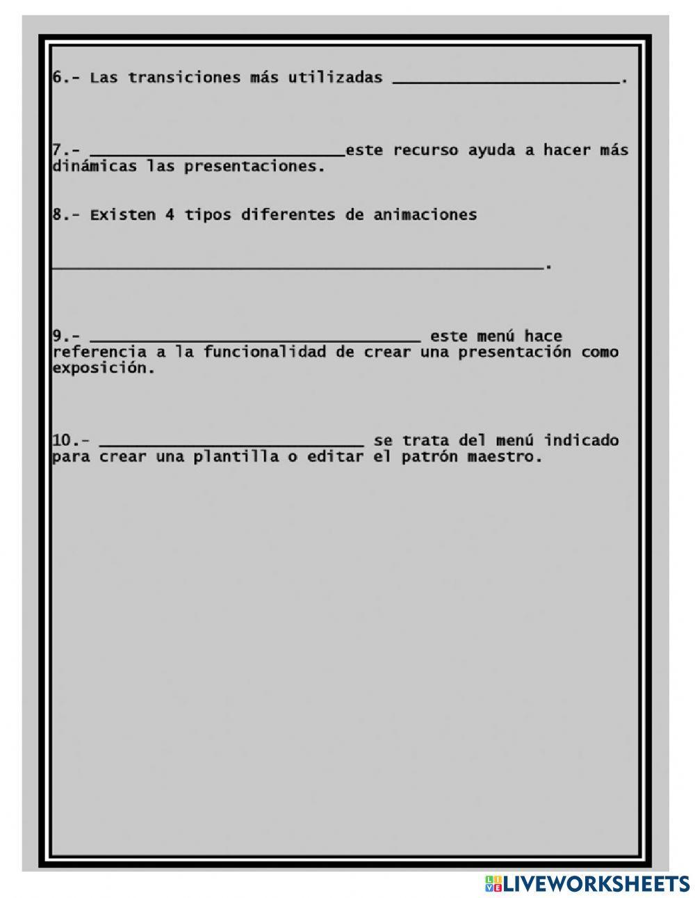 Herramientas básicas de power point