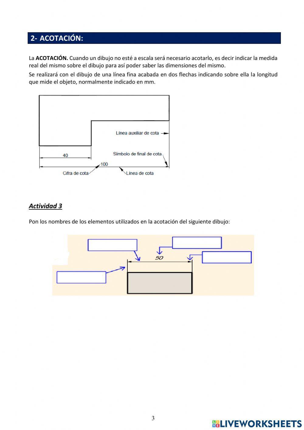 Escala-Acotación- Boceto y Croquis- Vistas