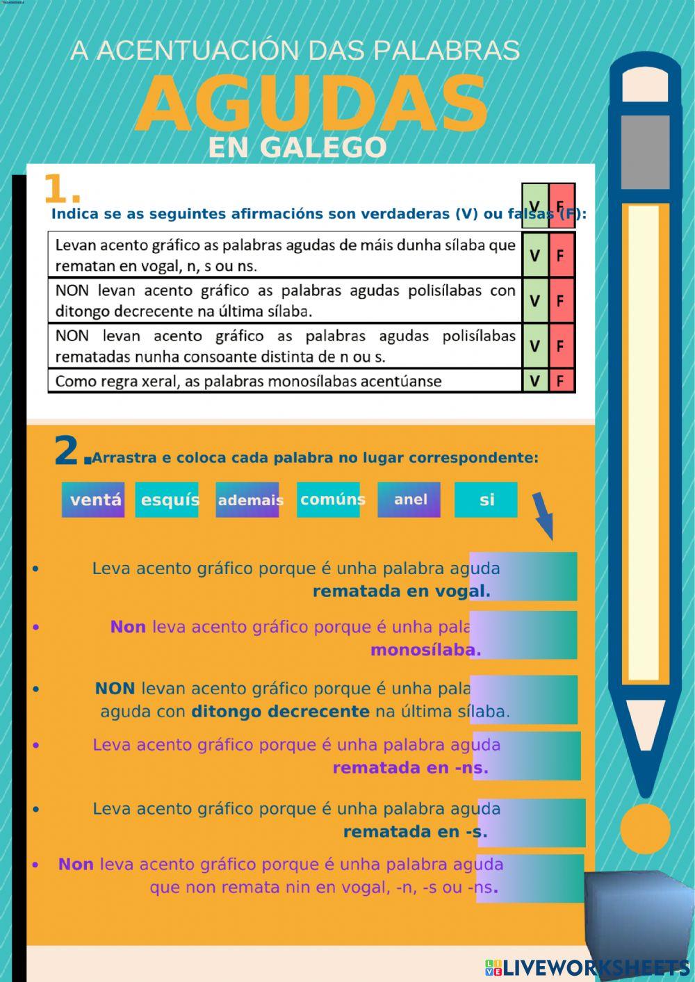 Ortografía: ecentuación (regras xerais)