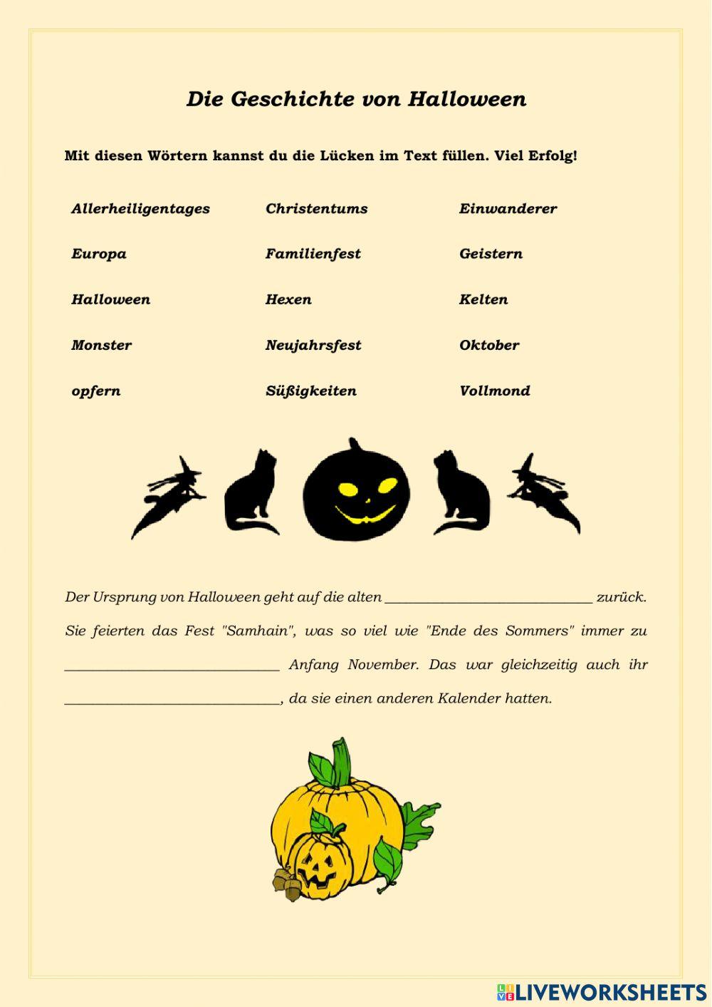 Die Geschichte von Halloween