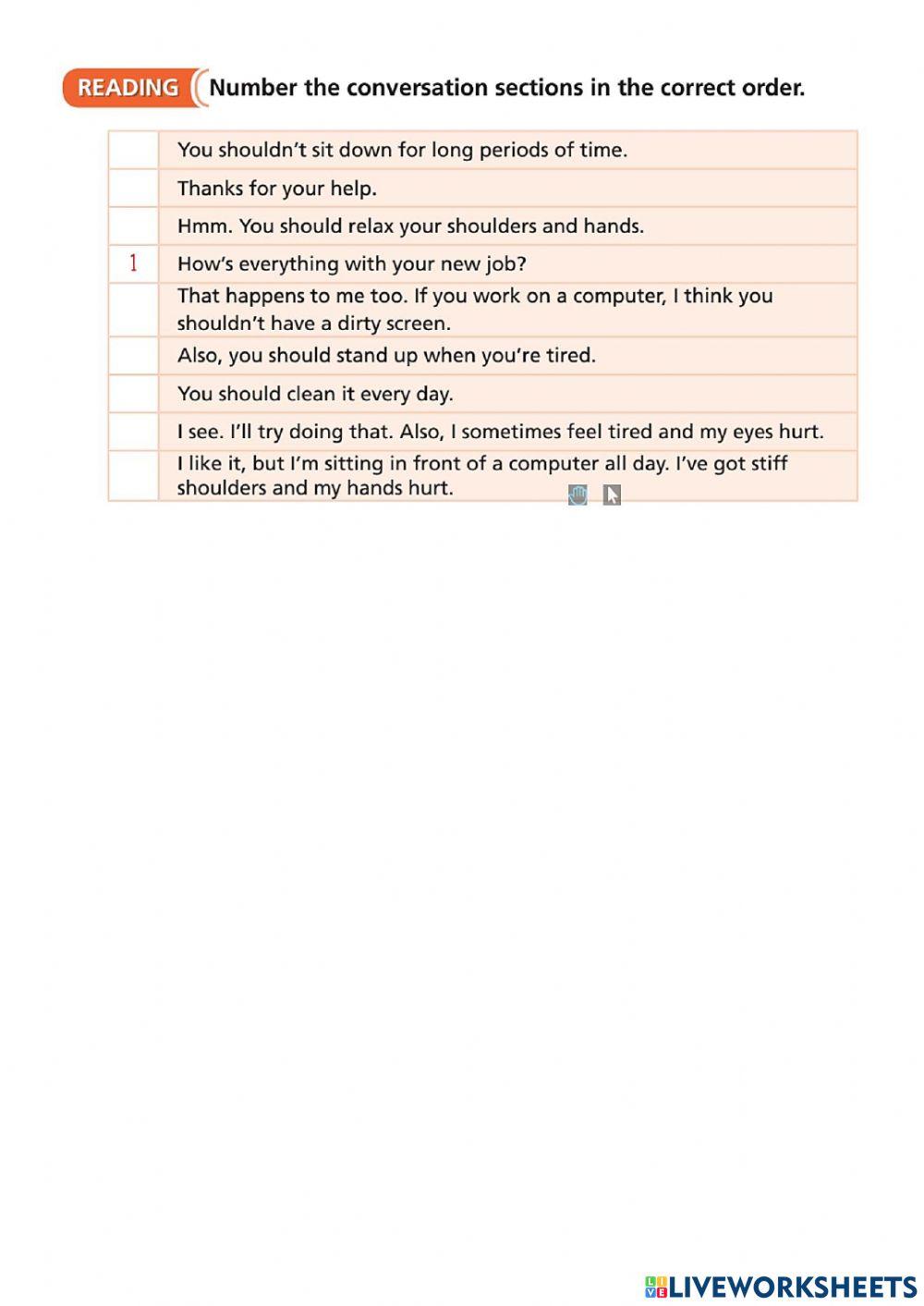 Should and shouldn't