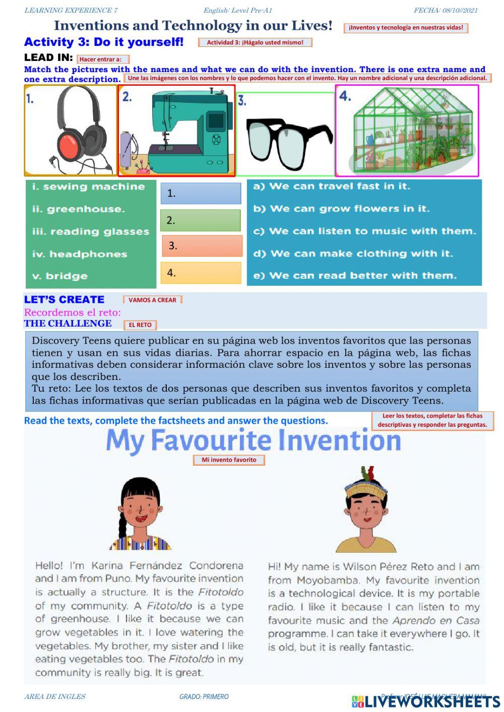 Inventos tecnologicos